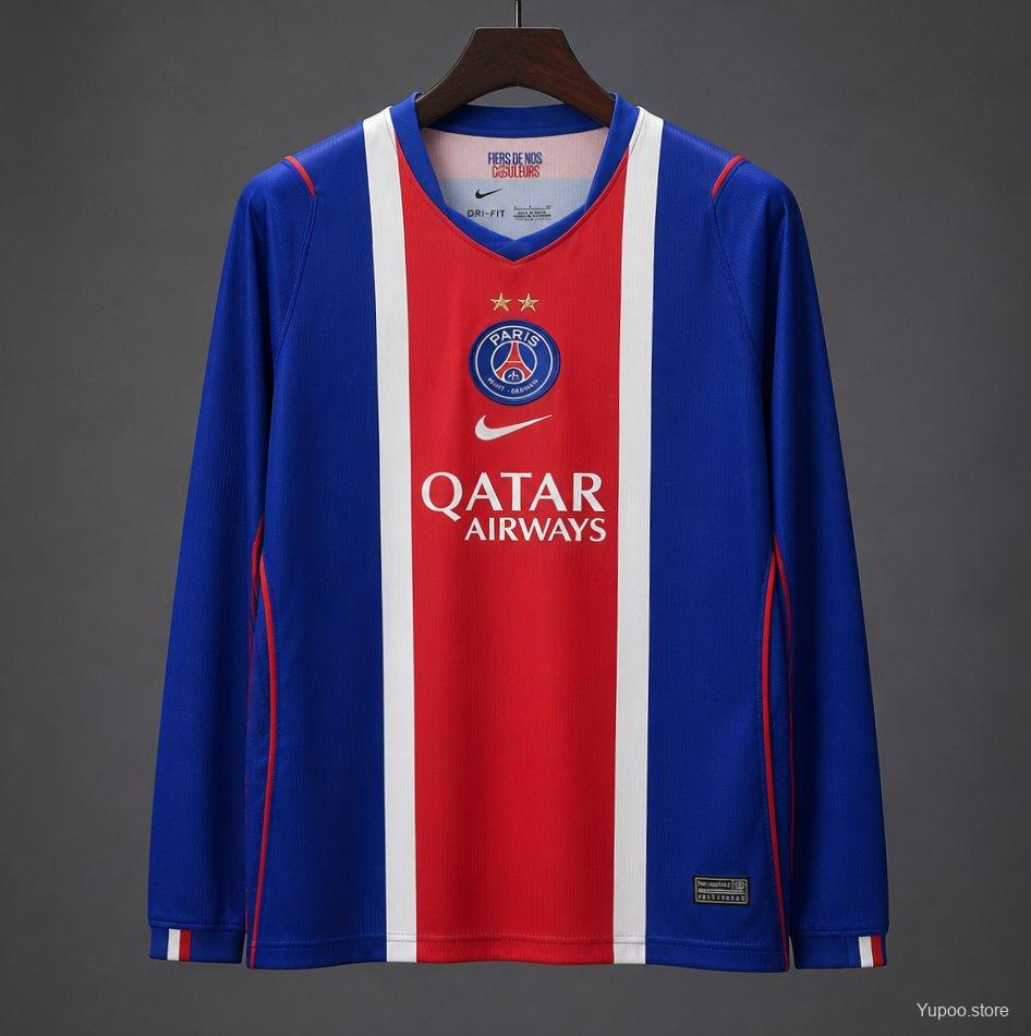 Camiseta Paris Saint-Germain 2026/27 Local Manga Larga Versión Fan